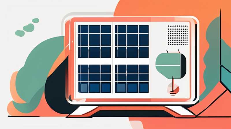 How to set the temperature of old solar panels