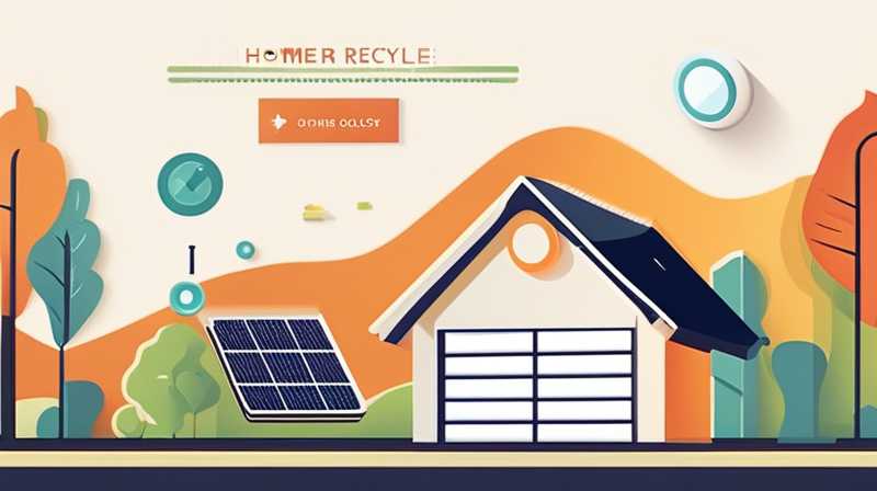 How much does it cost to recycle solar energy for home use?