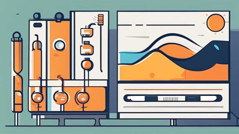 How to boost pressure after solar power generation