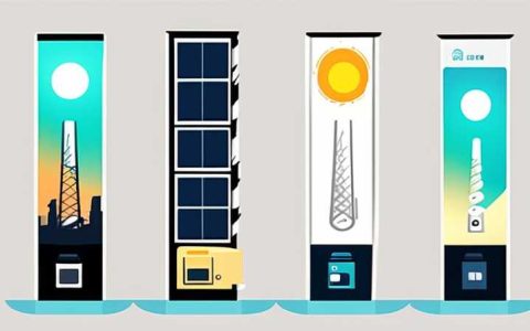 How does solar energy activate street light batteries?