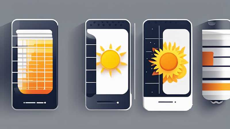 How to adjust the full-day solar display