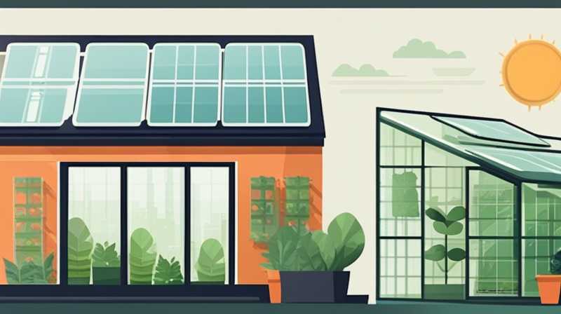 How to install solar panels in greenhouses