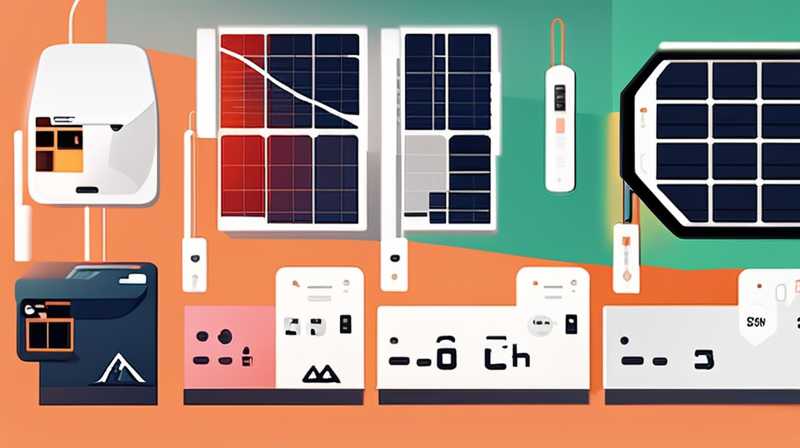 How many watts is the solar charging current of 8.7 amps?