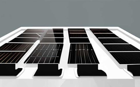 What is the white line in the middle of the solar panel?