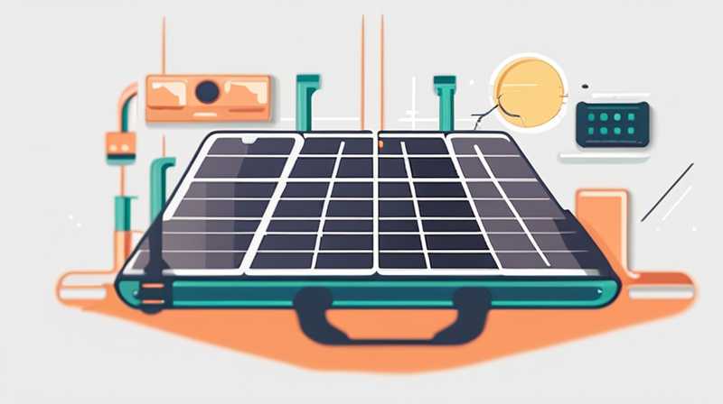 How to repair a broken solar instrument line