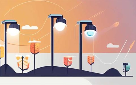 What is the working voltage of solar spotlights?