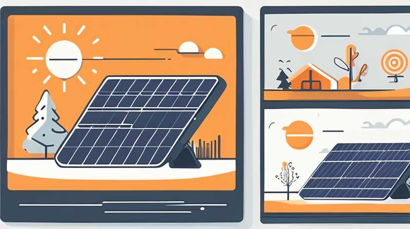 How to use solar energy to save electricity in winter