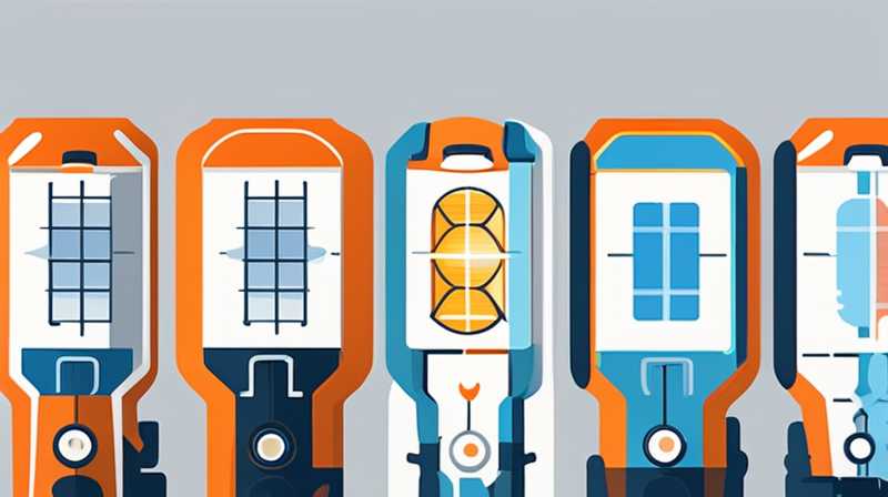 How to connect the battery to the solar lamp head