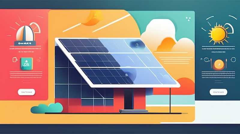 How to connect the solar energy project header