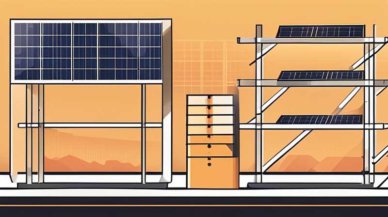 How to install solar photovoltaic racks