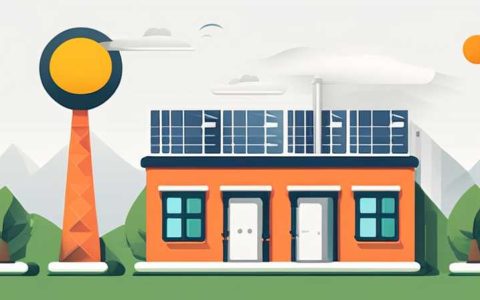 Where is the solar power plant located?