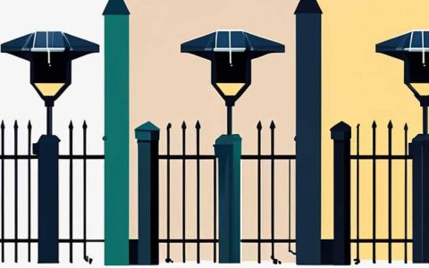 How to install solar powered pillar lights on a fence