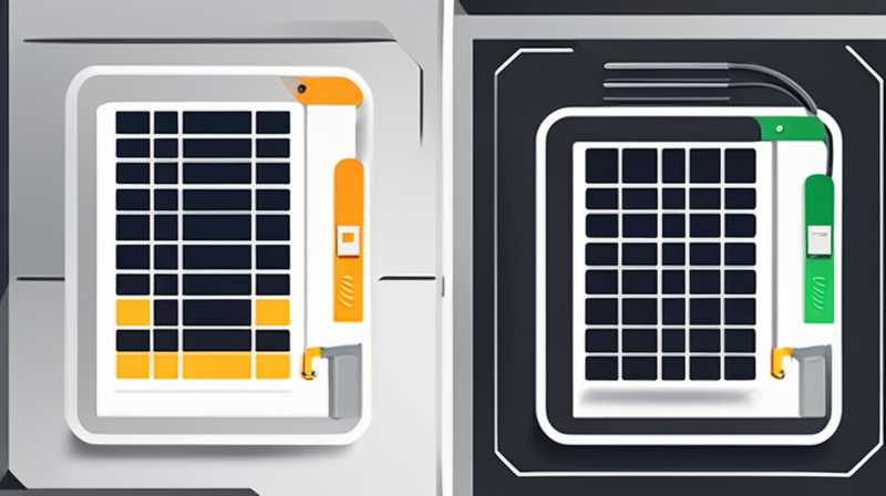 How to disassemble a small solar panel assembly