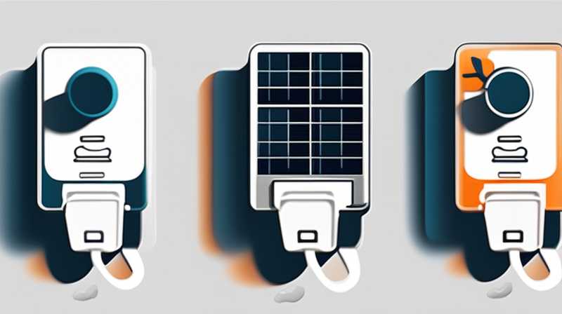 How to use the wall mounted solar power plug