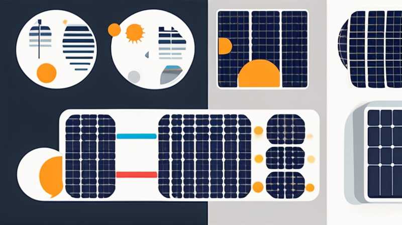 What to do if a circle appears on the solar panel