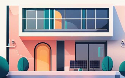 How to turn on the solar light outside the courtyard