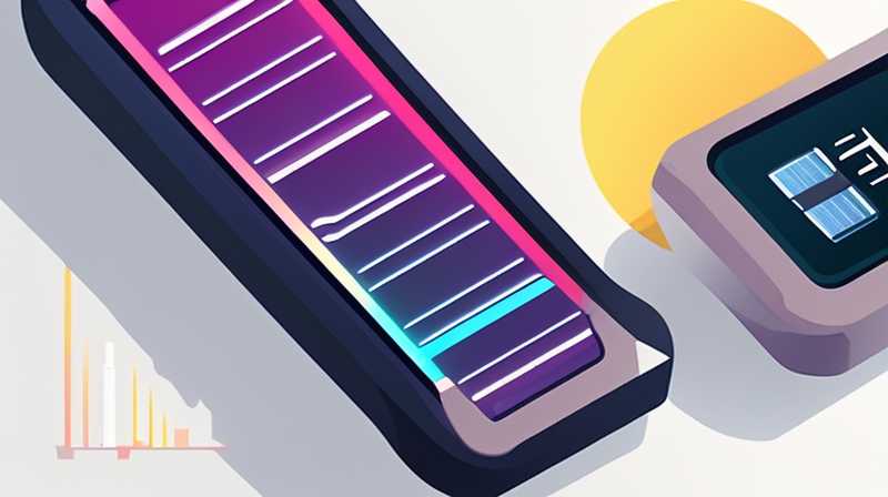 How to charge a solar light with a battery panel