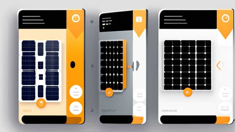 How to connect the small solar panel interface