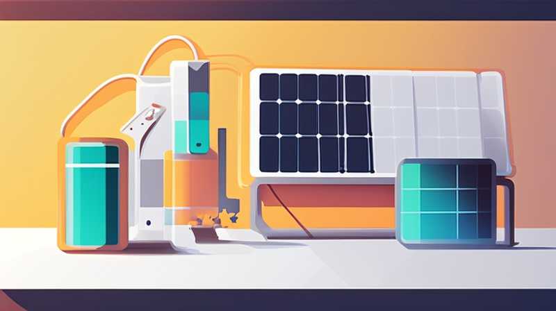 How to connect a battery to a homemade solar panel