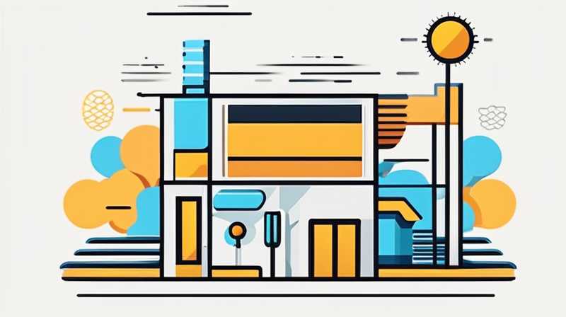 How to do the procedures for solar power station