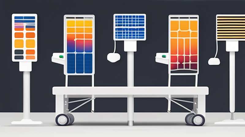 What materials are solar LEDs made of?