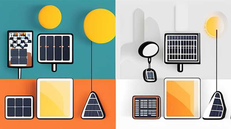 How to connect LED lights and solar panels