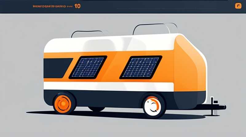 How many tons does a solar panel trailer weigh?