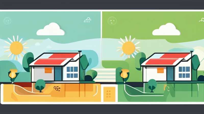 How to connect solar energy to the household