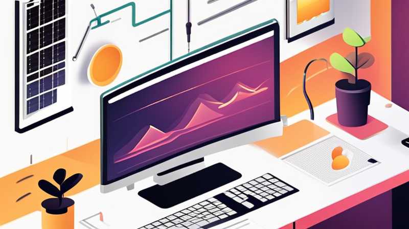 How to install a monitor on solar energy