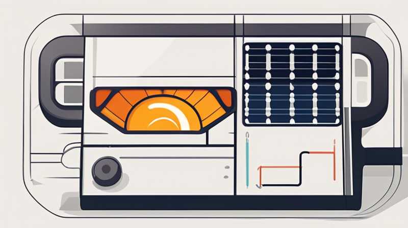 How to dismantle the arm-mounted solar panel