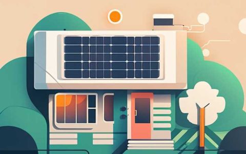 What is the charging power of a small solar panel?