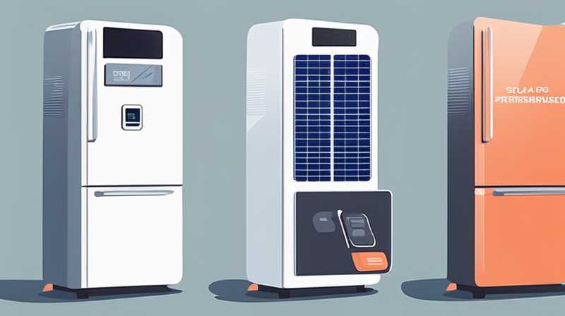 How to charge a solar refrigerator