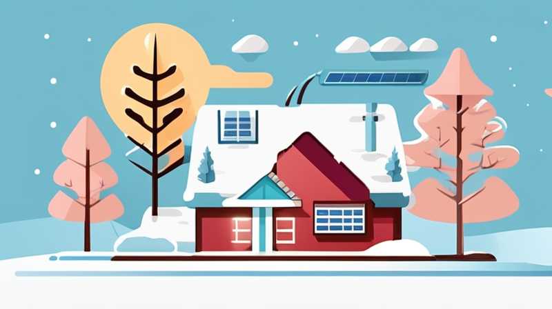 How to deal with solar energy and snow in winter