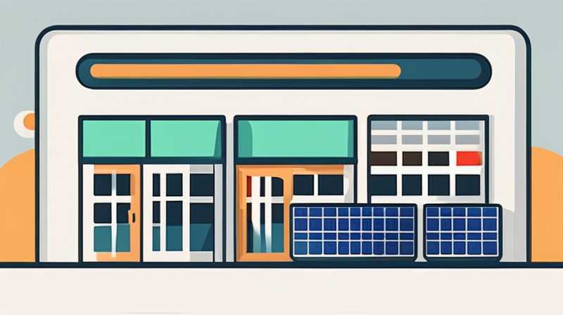 How to install solar panels in convenience stores