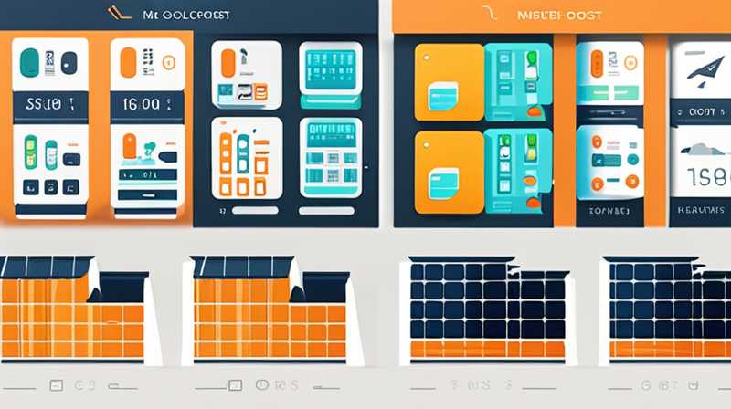 How much does solar piling cost per meter?