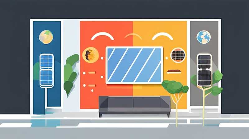 How to reserve wall-mounted solar energy