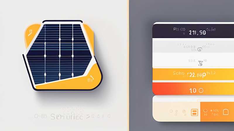 What is the maximum wattage of a small solar panel?