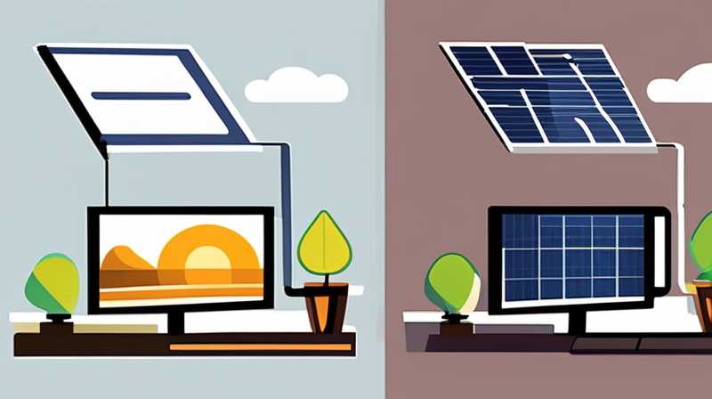 How to convert living room lights into solar panels