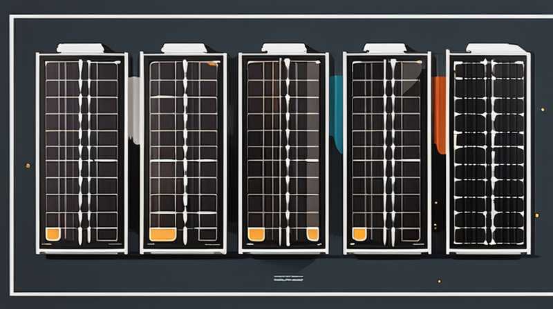 What is the appropriate output of solar panels?