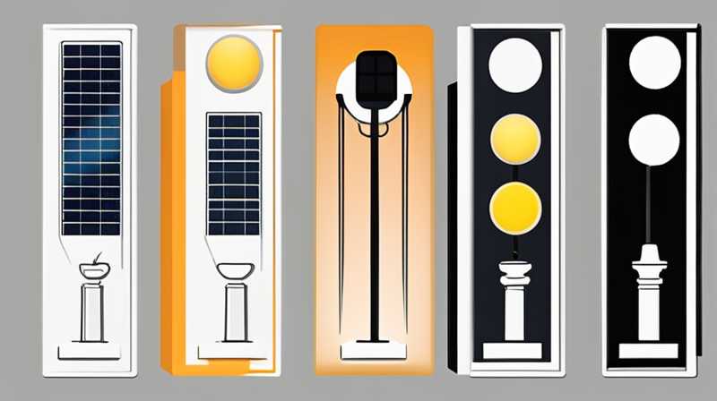 How to classify solar street lights into large and small lights