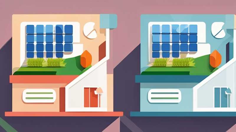 How much solar energy can be installed in five houses?