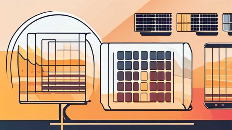 Where are the solar chips located?