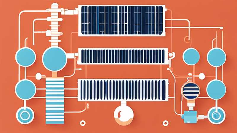 Where is the solar main valve located?