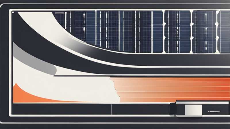 How to tear off the flexible solar panel