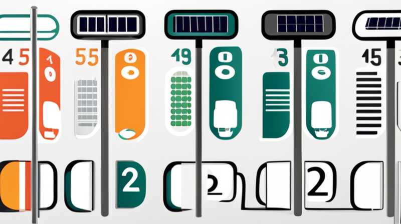 How to change the number on a solar parking sign