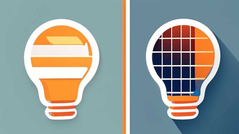 How much does it cost to replace a solar light bulb yourself?