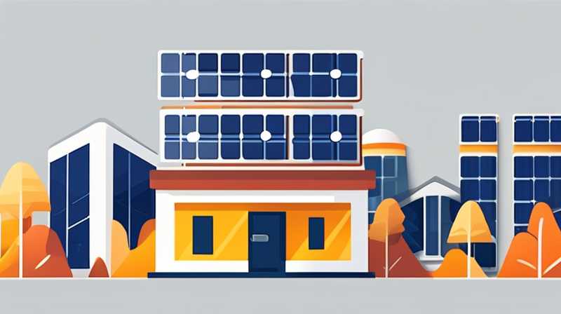 What are the solar panels used by enterprises called?