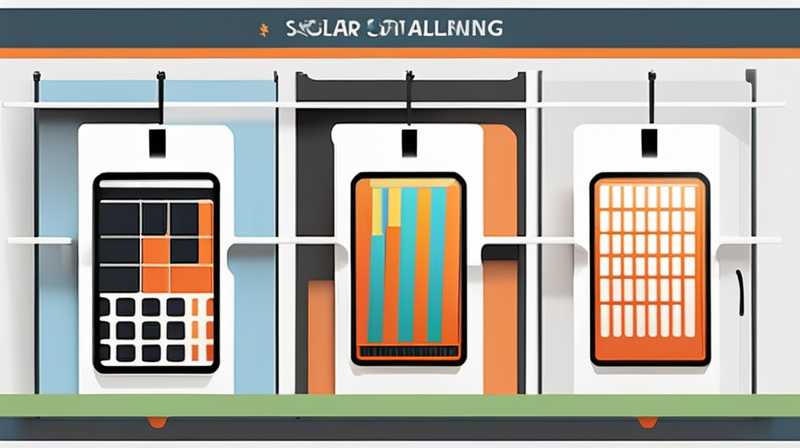 How to install the hook for hanging solar panels