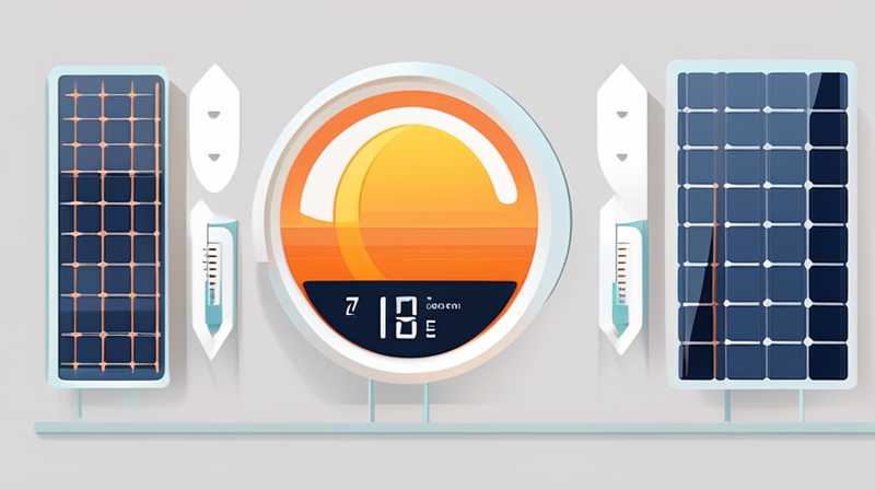 How to choose the temperature of solar energy video