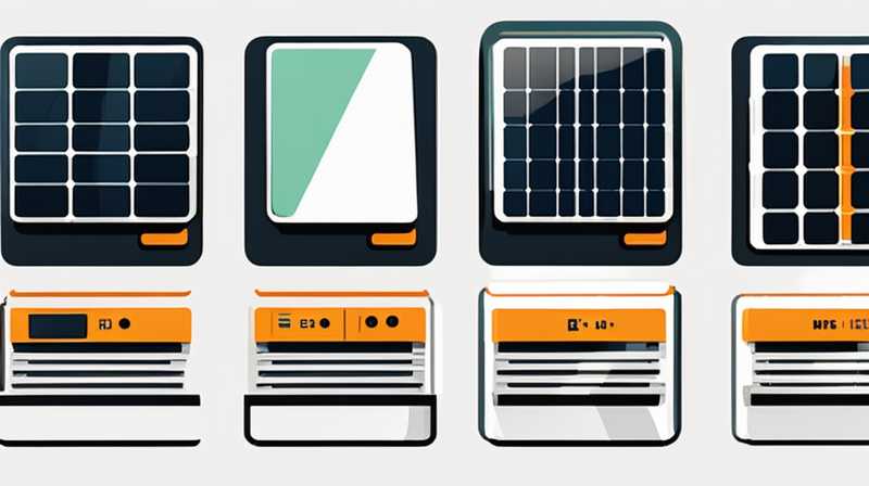 How to connect 4 batteries to solar energy